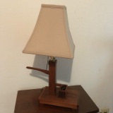 Vintage Wooden Well Lamp