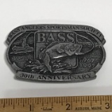 Bass Anglers Sportsman Society 30th Anniversary Belt Buckle