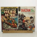 1972 Marvel Comics Luke Cage, Hero For Hire & 1970 Gold Key Tarzan of the Apes Comic Books