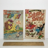 1970 & 1972 Charlotte Comics Top Cat & Snuffy Smith Comic Books