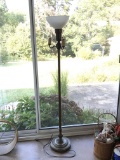 Vintage Bronze Finish Floor Lamp