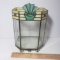 Vintage Stained Glass Terrarium