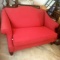 Red Broyhill Settee Love Seat