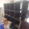 Large Ikea Room Divider Shelf with Cubbies