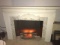Gas Log Fireplace With Mantel