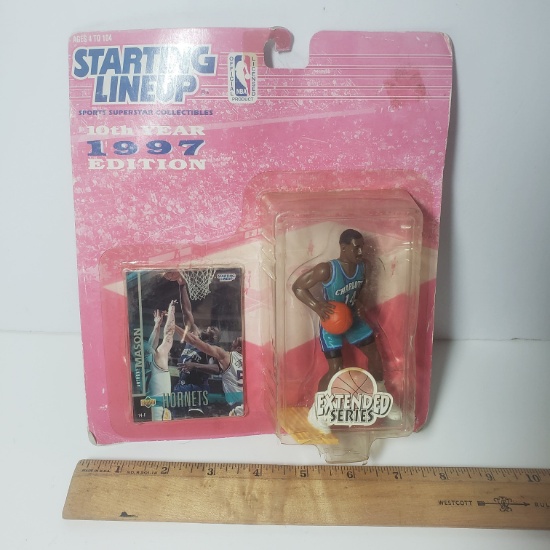 Vintage Starting Line Up Basketball Action Figure Anthony Mason