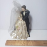 Vintage Cherished Moments Wedding Bride and Groom Statue