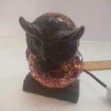 Stained Glass Owl Lamp