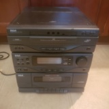 RCA Stereo with Radio 3 Disc CD Player and Tape Deck