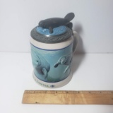 Vintage Ceramic Manatee Stein