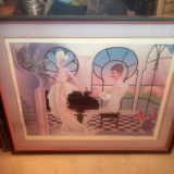 Vintage Art Deco Style Art Signed and Numbered