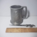 Vintage Pewter Stein and Golf Letter Opener