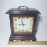 Vintage Wood Powell Clock Jewelry Box