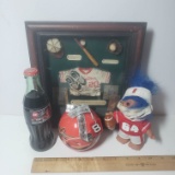 Sports Décor Lot, Baseball, Football Troll, Racing