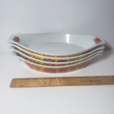 Cute Floral Casserole Dishes - Set of 4