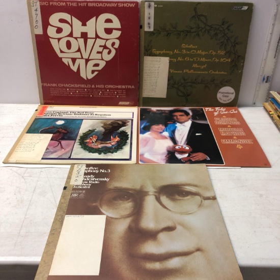 Prokofiev Symphony No. 3 and More Record Album Lot of 5