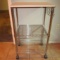 Rolling Utility Serving Cart with Towel Hooks