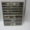 39 Drawer Parts Organizer with Some Screws &  Parts - See Photo