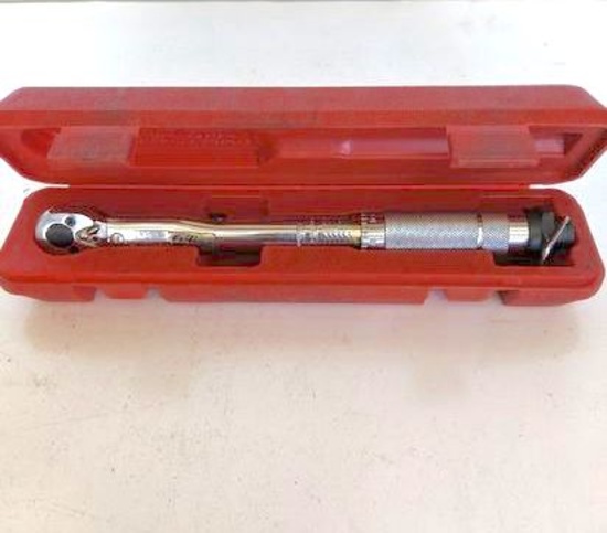 Micrometer Adjustable Torque Wrench With Case