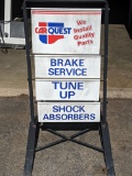 Car Quest Service Sign