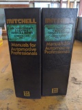 Pair of Mitchell AC and Heating Service and Repair Books