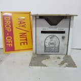 Day Night Locking Drop Box for Keys & Info - Automotive Shop or Other Business