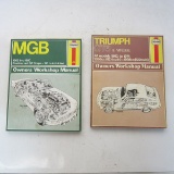 MGB & Triumph GT6 & Vitesse Service Manuals by Haynes 1962 - 1980