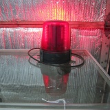 Red Rotating Beacon Alarm Light -120 Volt AC