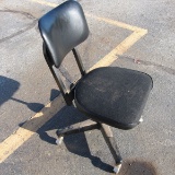 Vintage Metal Office Chair