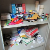 Contents of Office Cabinet Shelf - See Photo