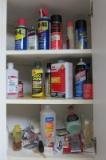 Contents of Cabinet WD 40  etc. - See Photo