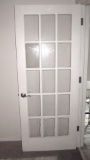 Wood 15 Window Entry Door