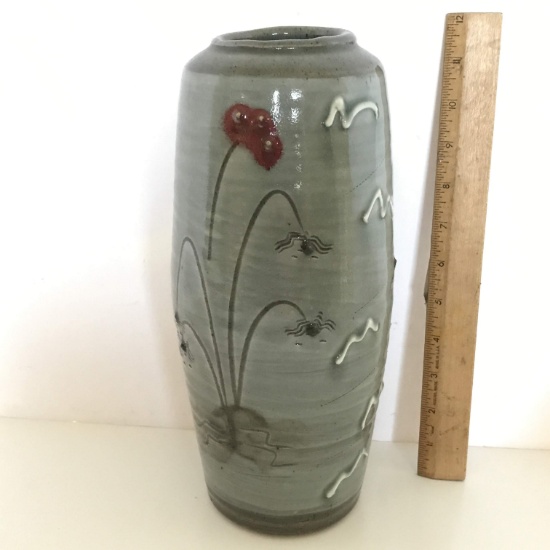 Beautiful Cornell Pottery Hand Made Vase Signed on Bottom