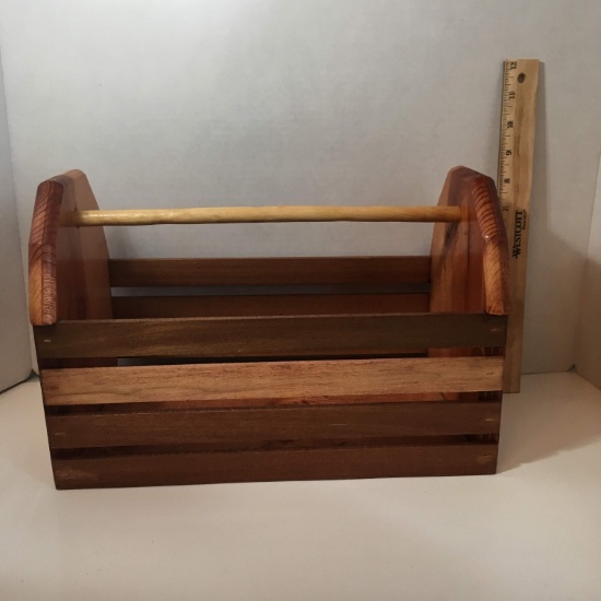 Handmade Solid Wood Tool Caddy