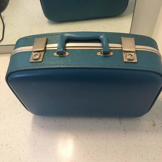 Vintage Small Hard Shell Suitcase
