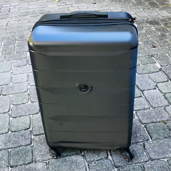 29” Delsey Hard Rolling Suitcase