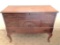 GORGEOUS 1930’s Lane Queen Anne Mahogany Shell Carved Tall Cedar Chest with Cabriole Legs