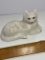 Vintage Chalk-ware Cat Figurine
