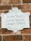 “Live Well Love Much Laugh Often” Wall Plaque