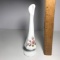 Pretty Hand Painted Signed Fenton Floral Bud Vase Signed by Gloria Finn
