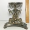 Late 1800s Early 1900's Silver Plate Gargoyle Figural Epergne Table Garniture Thomas Bradbury & Sons