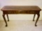 Pretty Wooden Sofa Table with Drawer & Inlay Surface