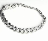 Sterling Silver 7-1/2” Ladies Bracelet