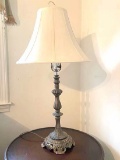 Vintage Ornate Table Lamp with Bronze Finish