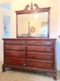 Nice Mid-Century Dresser with Mirror by Forward Furniture by Unagusta