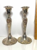 Vintage Silver Plated Godinger Candlesticks