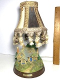 Small Thomas Kinkade Table Lamp