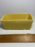 Vintage McCoy Pottery Yellow Planter Signed on Bottom