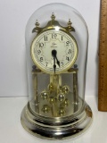 Elgin Battery Powered Anniversary Clock with Glass Dome