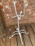 White Metal Planter Stand